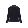 Schwarzer Fleece-Wollmantel von Rick Owens