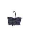 Balenciaga Blue Calf Leather Bos Taurus Shoulder Bag