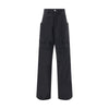 Rick Owens schwarze Woll-Cargohose