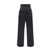 Rick Owens schwarze Woll-Cargohose