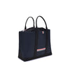 Thom Browne Handtasche aus blauem Kalbsleder, Bos Taurus