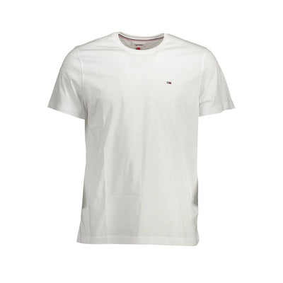 Tommy Hilfiger White Cotton Men's T-Shirt
