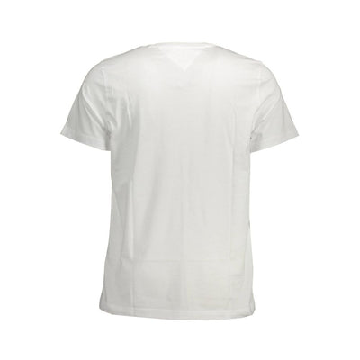 Tommy Hilfiger White Cotton Men's T-Shirt