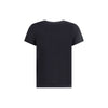 PINKO Black Cotton T-Shirt