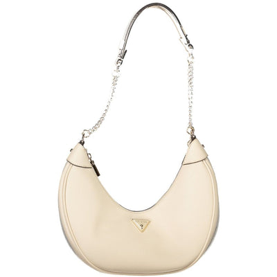 Guess Jeans Beige Polyethylene Women Handbag