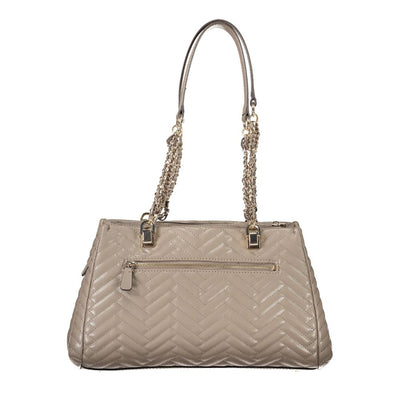 Guess Jeans Marrone Polyurethane Women Handbag