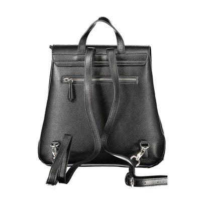 Mario Valentino Nero Polyurethane Women Backpack