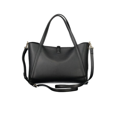 Mario Valentino Black Polyethylene Women Handbag