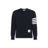 Thom Browne Blue Cotton Sweatshirt