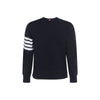 Thom Browne Blue Cotton Sweatshirt