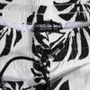 Dolce & Gabbana White Black Print Beachwear Shorts Swimwear
