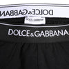 Dolce & Gabbana Black Cotton Stretch Regular Brief Underwear