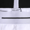 Dolce & Gabbana White Cotton Stretch Regular Boxer Underwear