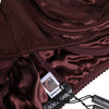 Dolce & Gabbana Burgundy Silk Underwired Balconette Bra Underwear
