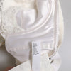 Dolce & Gabbana White Silk Underwired Balconette Bra Underwear