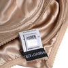 Dolce & Gabbana Biege Silk Underwired Balconette Bra Underwear
