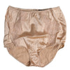 Dolce & Gabbana Beige Silk Lace High Waist Bikini Panty Underwear