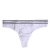 Dolce & Gabbana White Nylon Floral Lace Bottom Panty Underwear