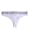 Dolce & Gabbana White Nylon Floral Lace Bottom Panty Underwear