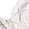 Dolce & Gabbana White Silk Balconette Non Wire Bra Underwear