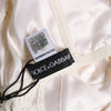 Dolce & Gabbana White Silk Underwired Balconette Bra Underwear