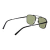 Serengeti Black Metal Sunglasses