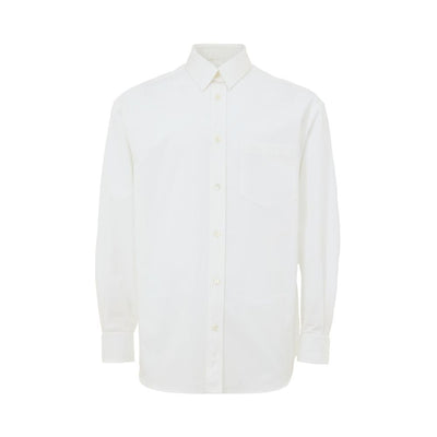 Gucci White Cotton Dress Shirt
