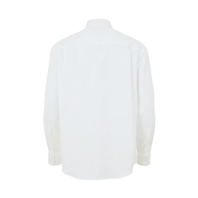 Gucci White Cotton Dress Shirt