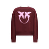 PINKO Bordeaux Wool Sweatshirt