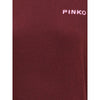 PINKO Bordeaux Wool Sweatshirt