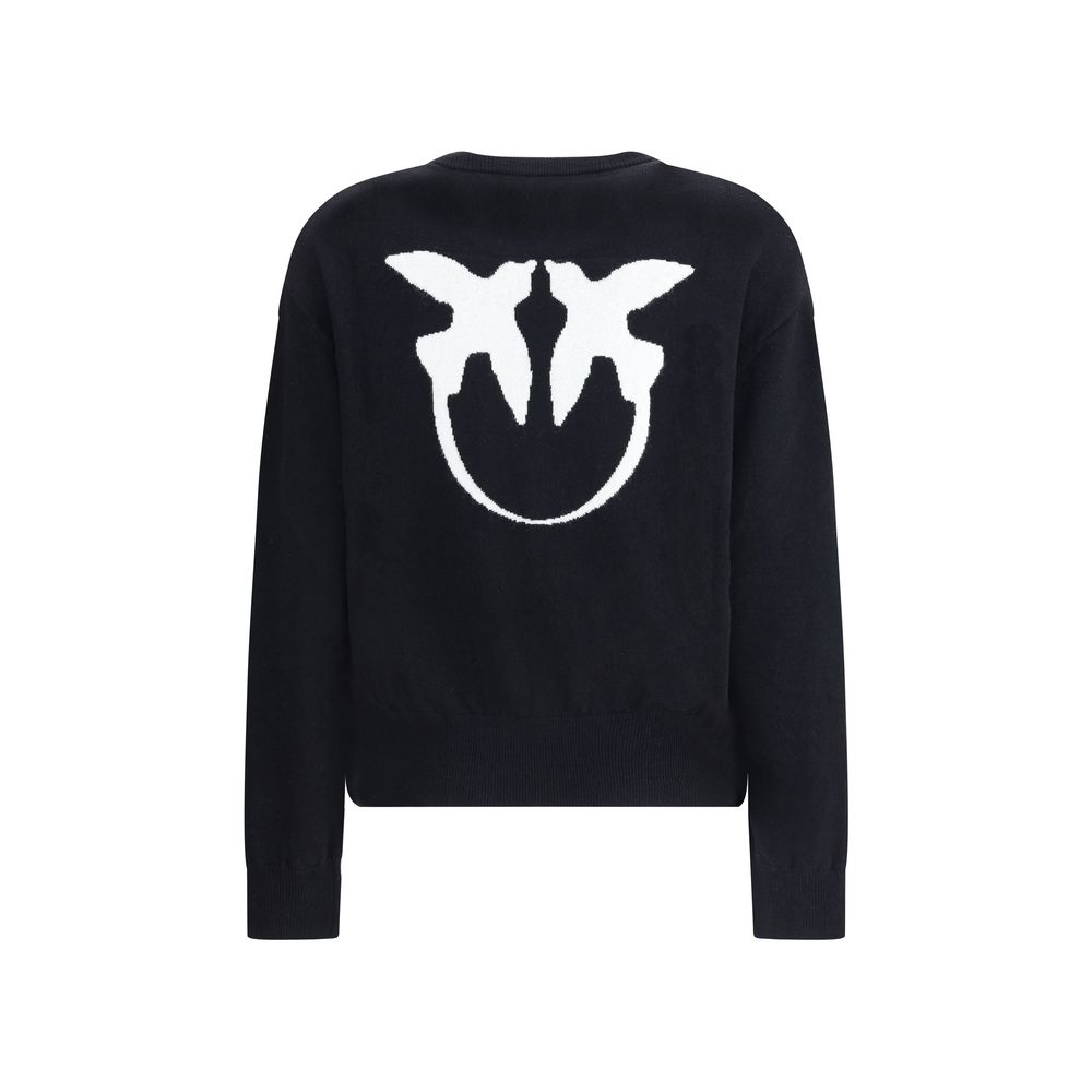 PINKO Black Wool Sweatshirt
