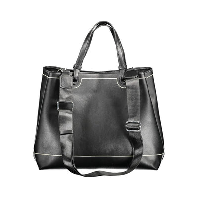 BYBLOS Black Polyurethane Women Handbag