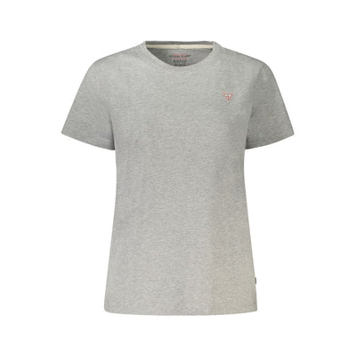 Guess Jeans Grigio Cotton Women T-Shirt