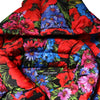 Dolce & Gabbana Multicolor Floral Hooded Puffer Coat Jacket