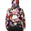 Dolce & Gabbana Multicolor Floral Hooded Puffer Quilted Jacket