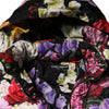 Dolce & Gabbana Multicolor Floral Hooded Puffer Quilted Jacket