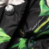 Dolce & Gabbana Black Floral Print Puffer Quilted Jacket