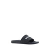 Balenciaga Black Rubber Flat Sandals