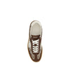 Gucci Brown Calf Leather Bos Taurus Low Top Sneakers