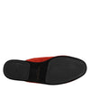 Dolce & Gabbana Orange Suede Slides Flat Slipper Shoes
