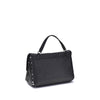 Zanellato Black Calf Leather Bos Taurus Handbag