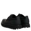 Dolce &amp; Gabbana – Trekking-Schnürschuhe aus schwarzem Leder