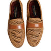 Dolce & Gabbana Brown Woven Raffia Slip On Loafers Shoes