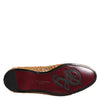 Dolce & Gabbana Brown Woven Raffia Slip On Loafers Shoes