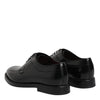 Dolce & Gabbana Black Calf Leather Lace Up Dress Derby Shoes