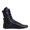 Dolce & Gabbana Dark Blue Leather KING High Top Sneakers Shoes