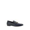 Tory Burch Black Calf Leather Bos Taurus Slip-On Loafers