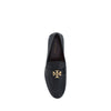 Tory Burch Black Calf Leather Bos Taurus Slip-On Loafers