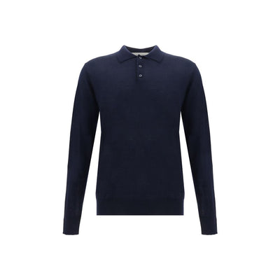 Golden Goose Blue Fleece Wool Shirt