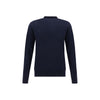 Golden Goose Blue Fleece Wool Shirt